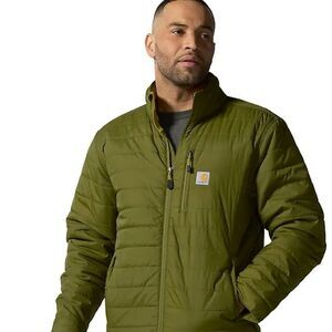Carhartt Rain Defender Insulated Lightweight Gilliam Jacket- Dark Bronzed Green